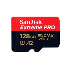 SanDisk Extreme Pro microSDXC UHS-I 128GB - Ultra-Fast 200MB/s Memory Card for High-Performance Storage!